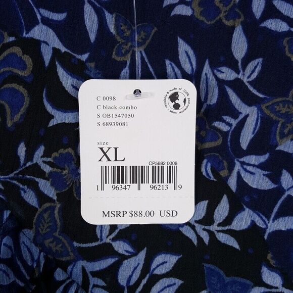 Free People Blue Asymmetrical Skirt - Picture 6 of 10